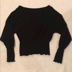 Urban outfitters long sleeve scrunch top